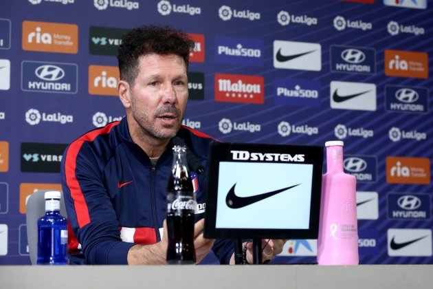 Diego Simeone roda de premsa Europa Press