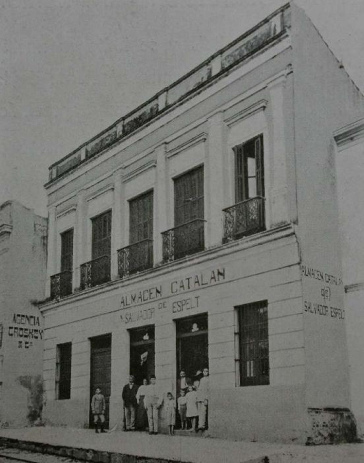Almacen Catalán de Salvador Espelt (1925) a Asunción. Font Biblioteca Nacional del Paraguay
