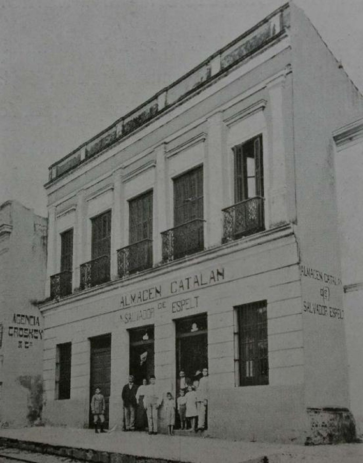 Almacen Catalán de Salvador Espelt (1925) en Asunción. Fuente Biblioteca Nacional del Paraguay