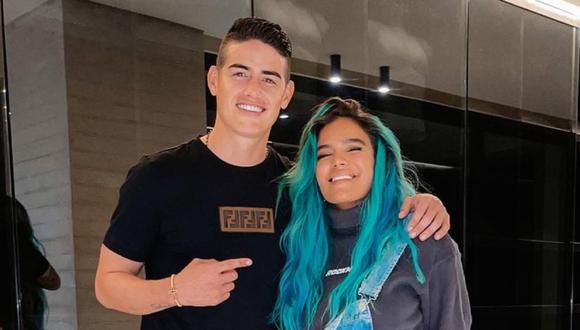 James Rodríguez y Karol G/ Instagram