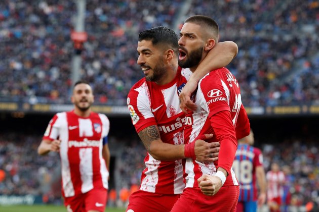 yannick garric luis suarez atletico gol efe yannick garric luis suarez atletico gol efe