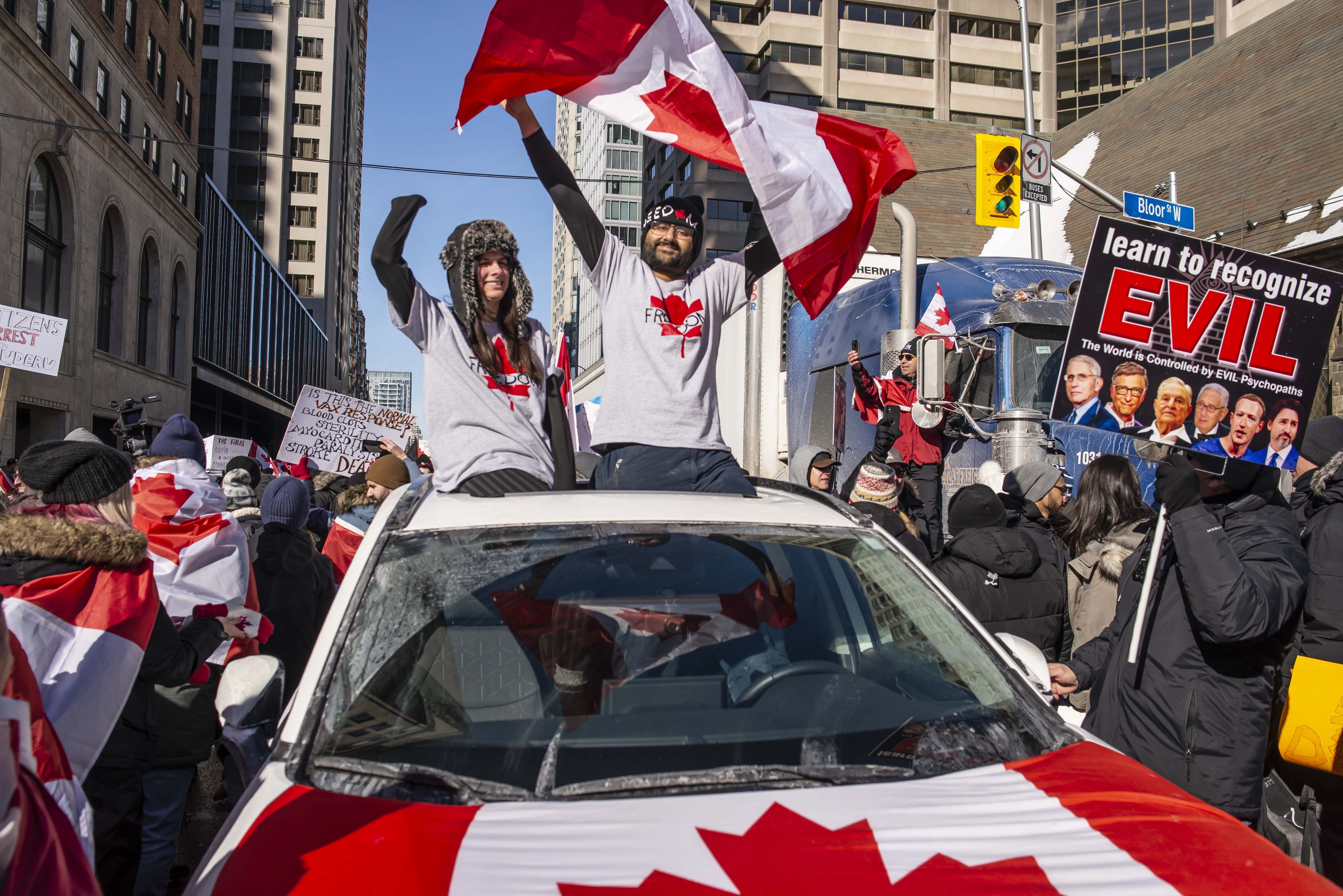 Ottawa declara el estado de emergencia por las protestas de camioneros antivacunas