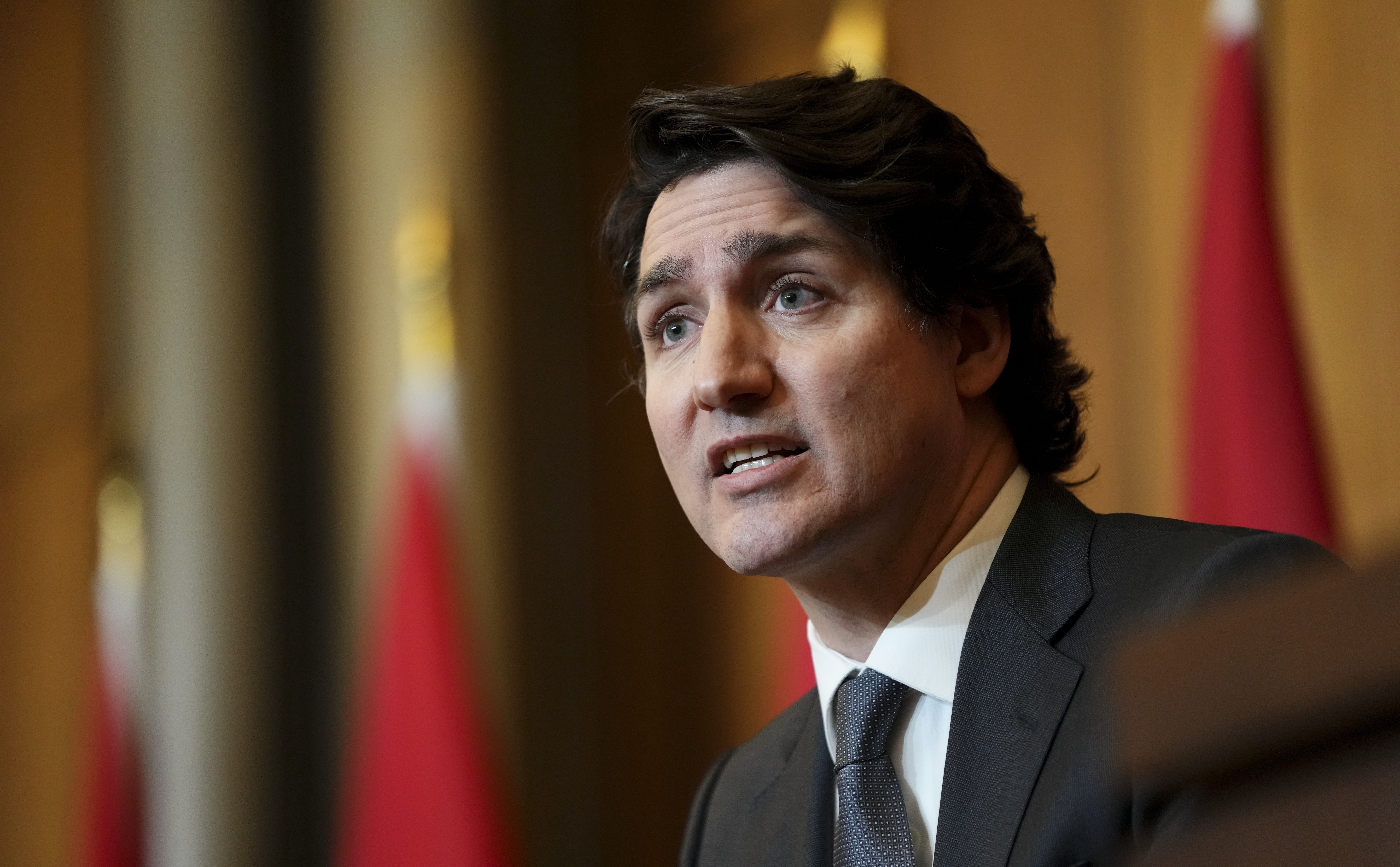 Los antivacunas ahogan a Canadá y Trudeau los acusa de bloquear la democracia