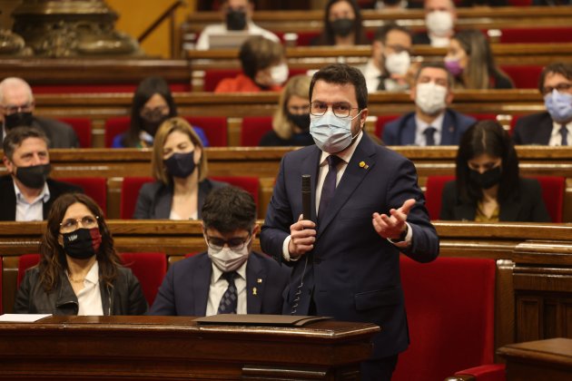 pere aragones hemiciclo parlament Sergi Alcàzar