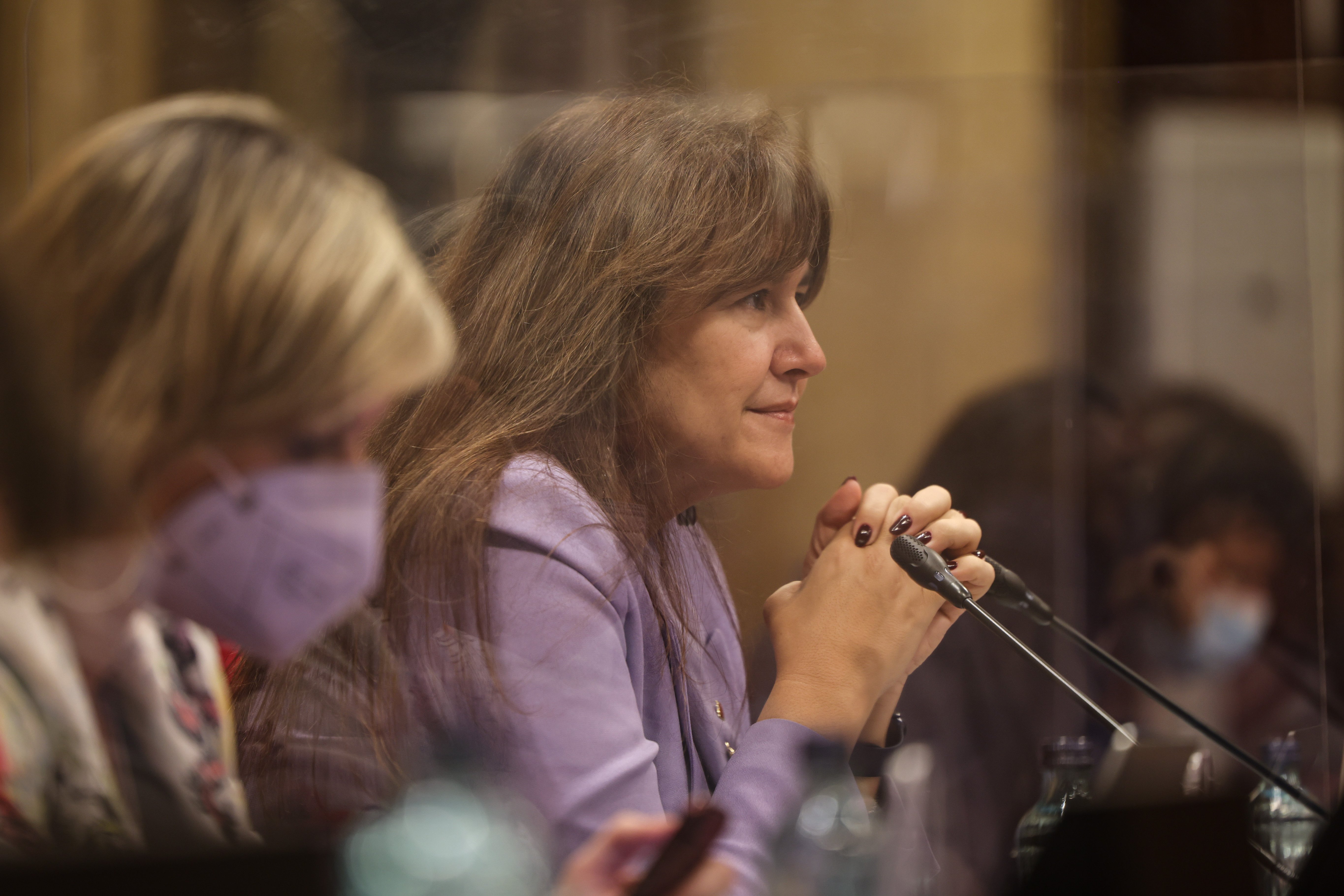 Las últimas horas de Laura Borràs al frente del Parlament