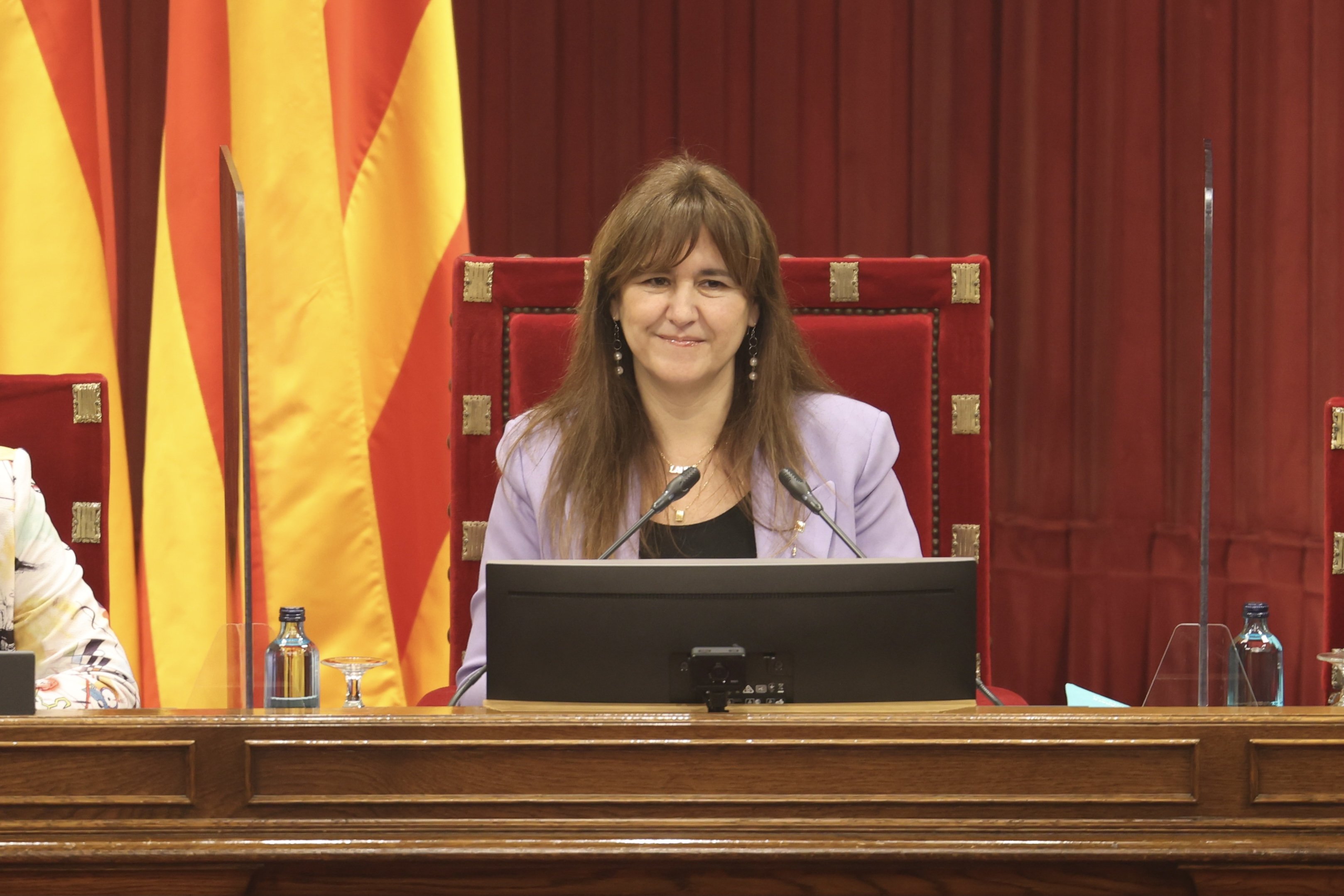 Laura borràs, presidenta del Parlament en la sessió de control - Sergi Alcàzar
