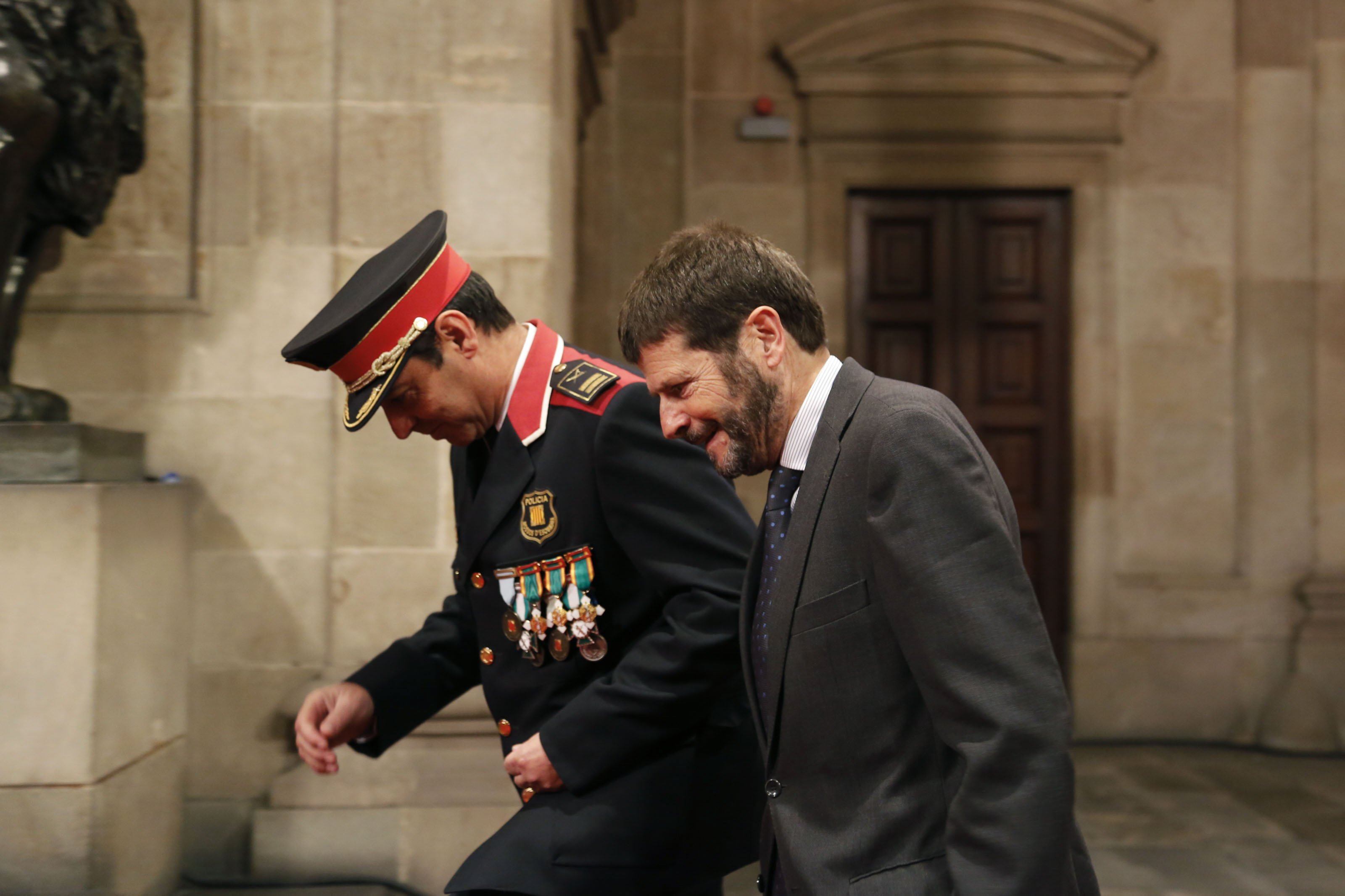 Josep Lluis Trapero Major de los Mossos Albert Batlle Guardia Urbana - Sergi Alcazar