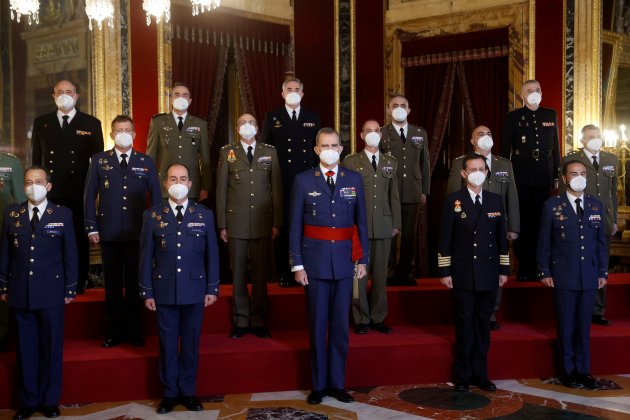 Felipe audiencia militares EFE