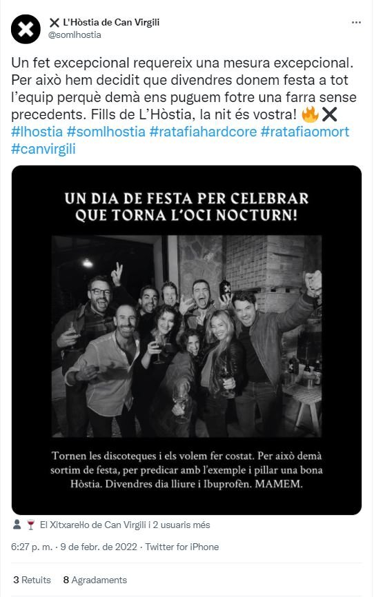 TUIT ratafia l'hòstia festa 11 de febrer