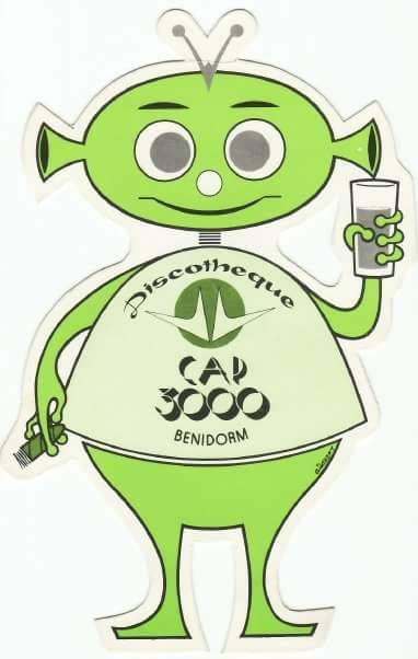 Logotip de la Discotheque CAP 3000, anys 70. Foto: Sloveny.com