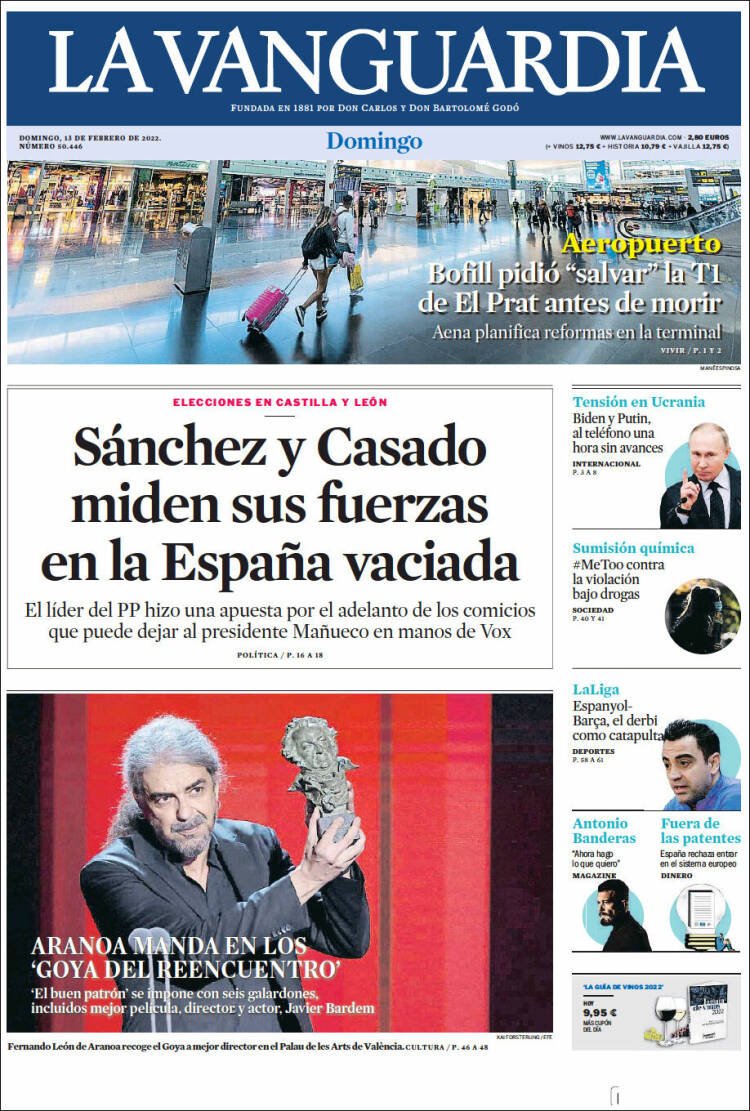 la vanguardia 13 febrero 2022 la vanguardia 13 febrero 2022