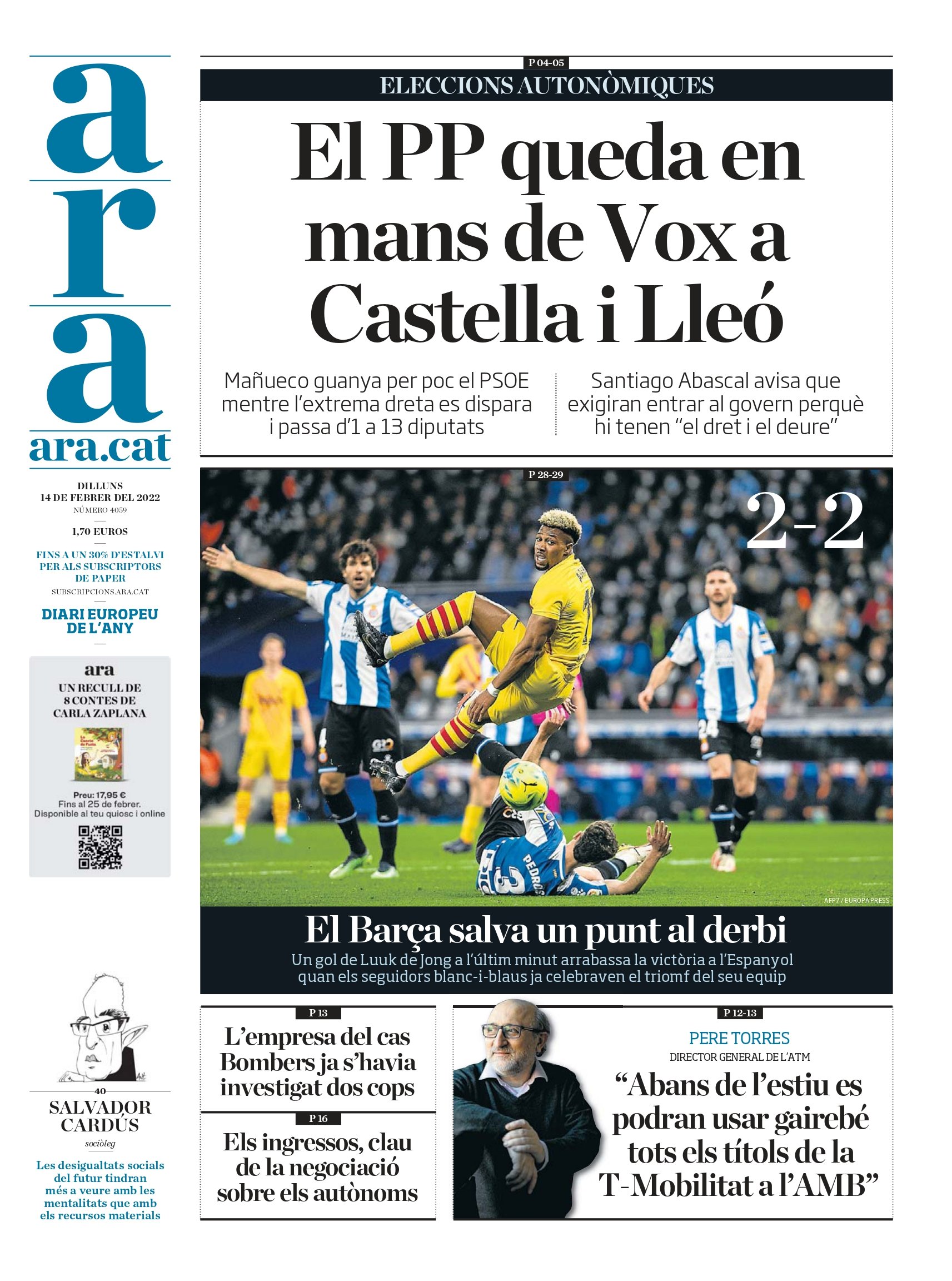 ARA 14 febrero ARA 14 febrero