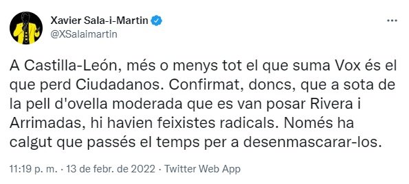 TUIT Sal i Martin eleccions castilla y leon