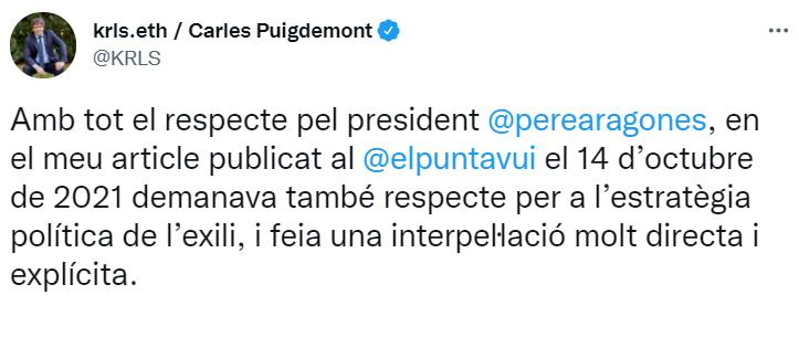 tuit puigdemont