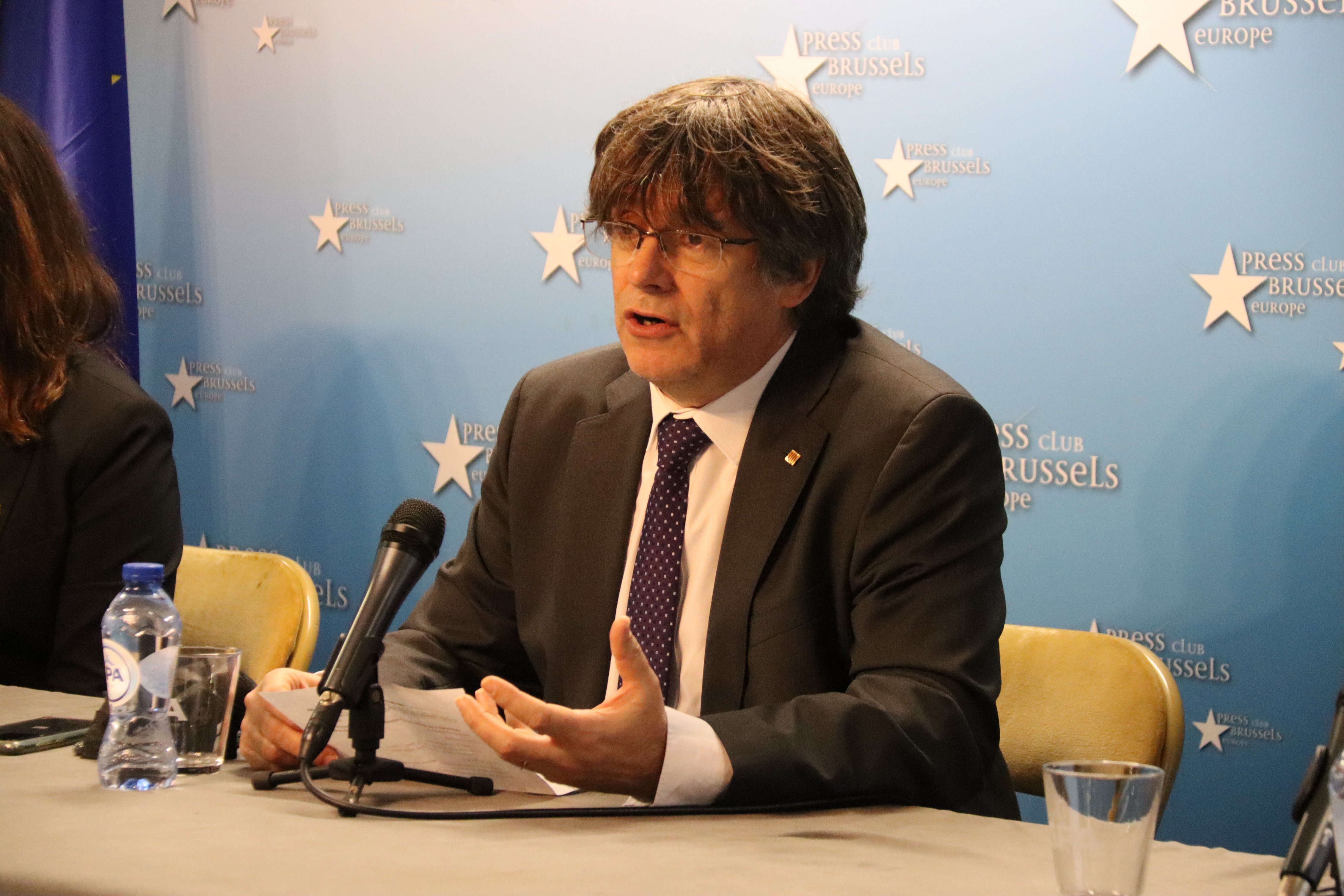 Puigdemont: "Our return will not be through personal solution nor political pact"