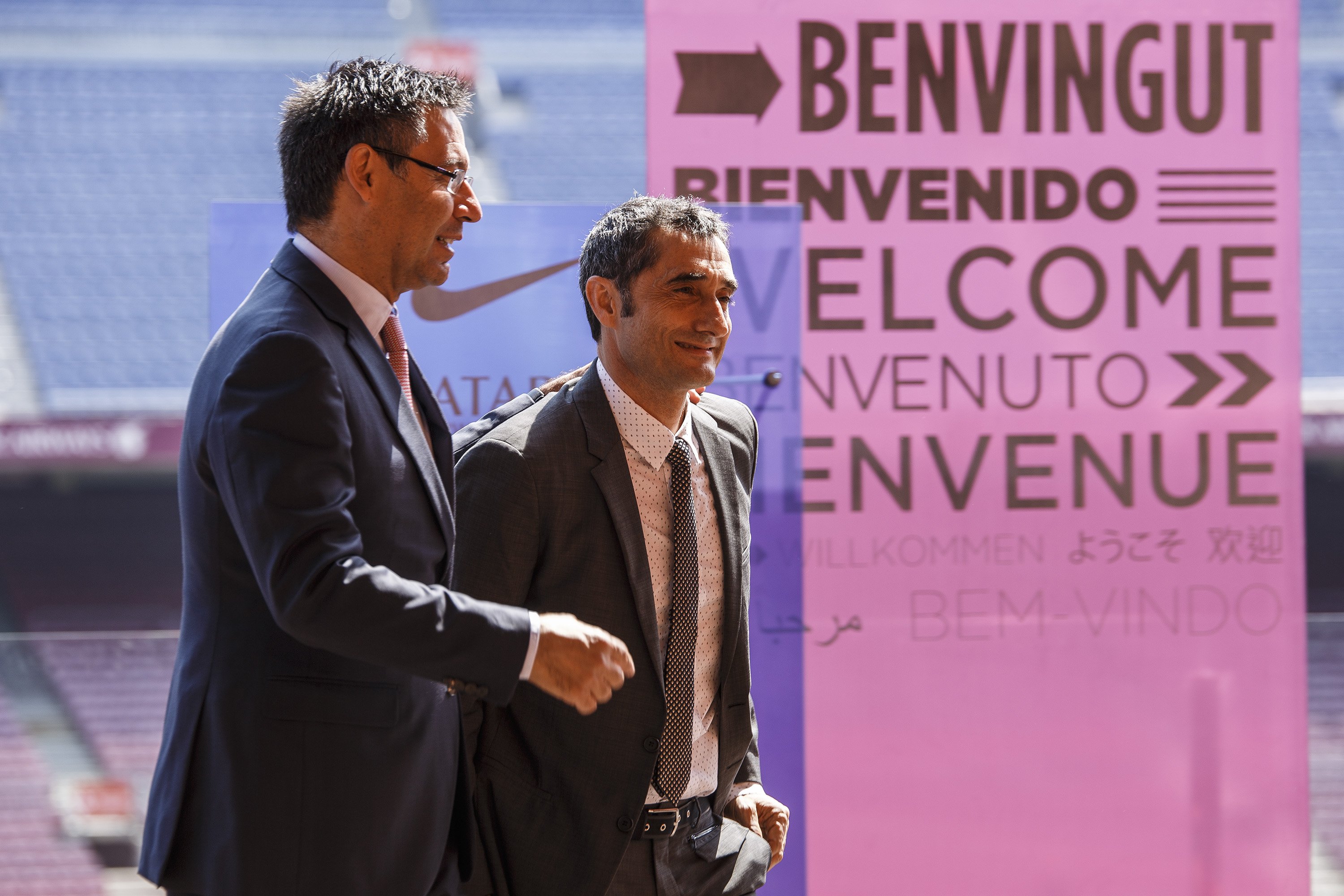 Bartomeu ratifica a Valverde: "Es el entrenador que queremos"