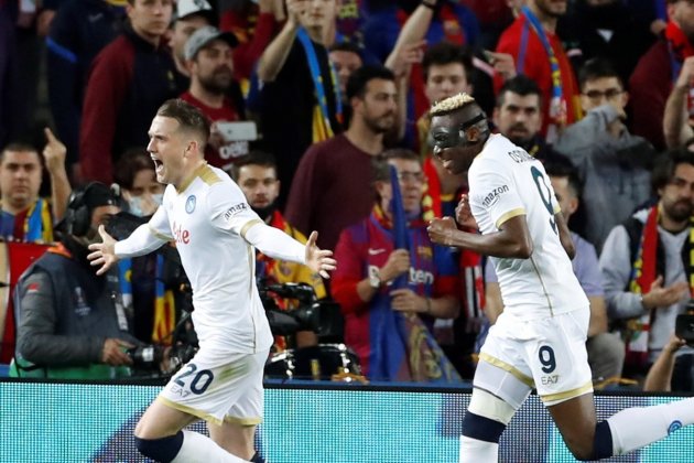 zielinski osimhen napols fcbarcelona europaleague efe