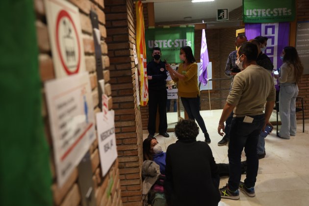 Ambiente conselleria d'educació interior, USTEC, ocupación sindicato, profesores - Sergi Alcàzar