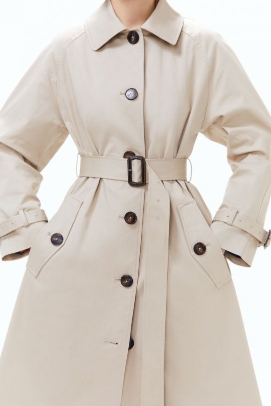 Gabardina reversible