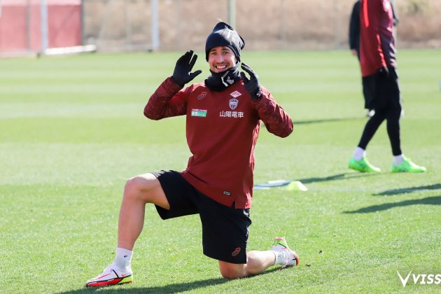 bojan krkic entrenament vissel kobe @visselkobe