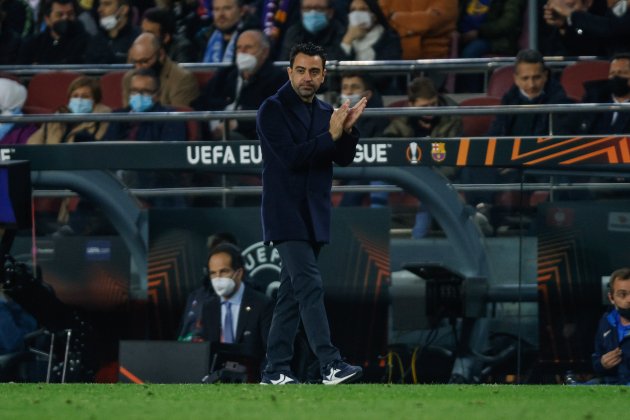 xavi hernandez aplaudint europaleague fcbarcelona europapress