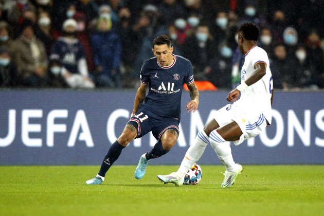 Angel Di Maria Vinicius Champions League PSG Madrid EFE