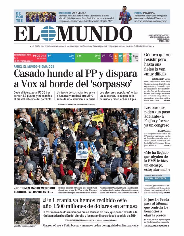 MUNDO 21 febrero