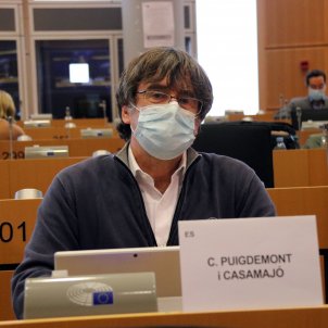 Carles Puigdemont en el Parlamento Europeo   ACN