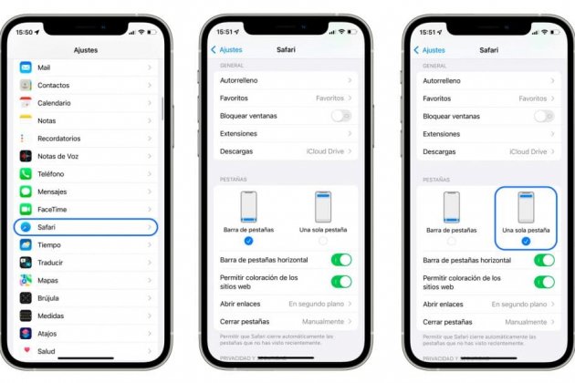 Cambios para Safari
