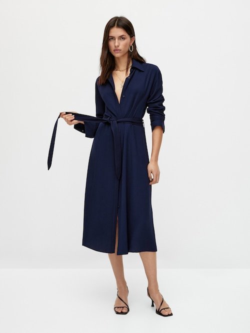 Vestido largo de Massimo Dutti