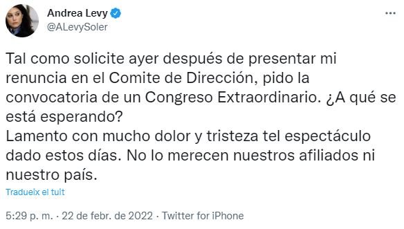 TUIT Andrea Levy
