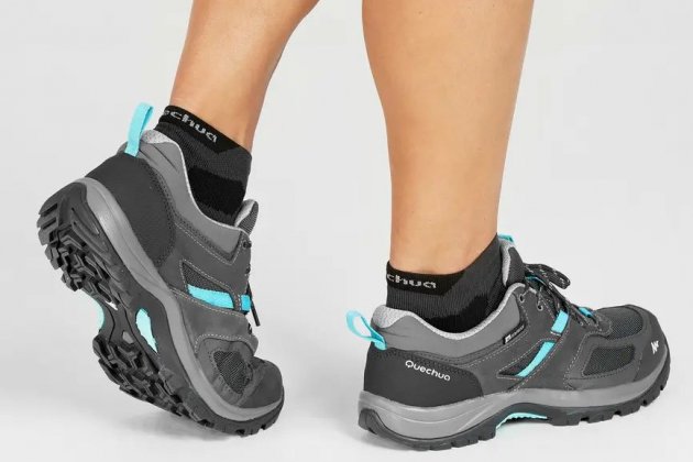 Zapatos impermeables de senderismo para Mujer Quechua NH150 rosado -  Decathlon