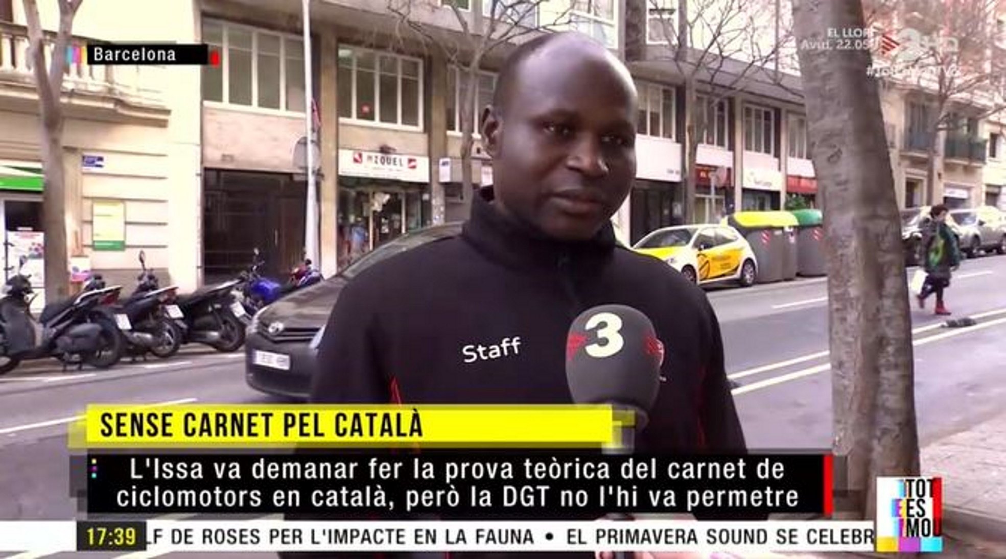 Prohíben a un joven el examen de ciclomotor porque sólo habla catalán: "Dicen que no"