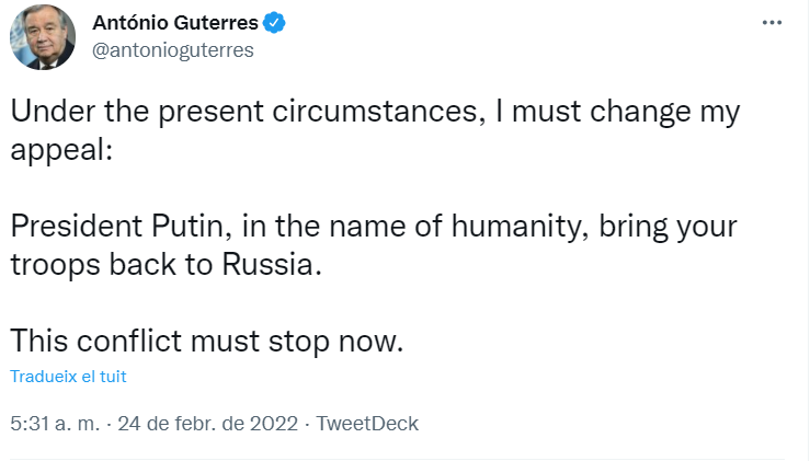 antonio guterres