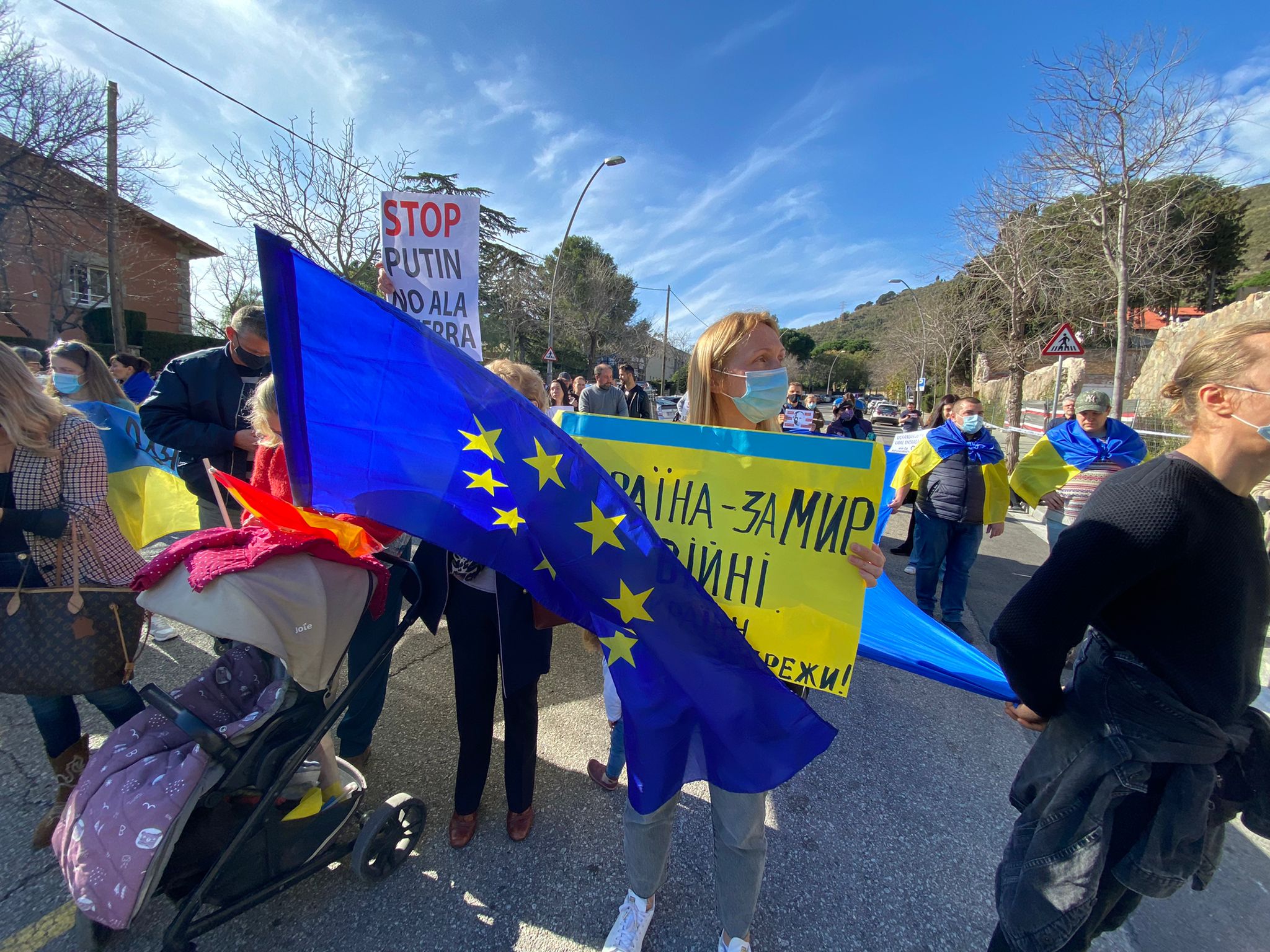 Ukrainians in Barcelona: "Putin isn't interested in our country, it's a war against Europe"