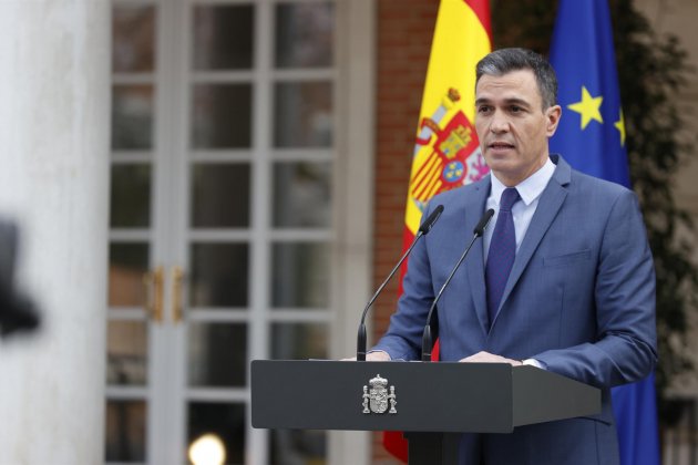 Declaración institucional de Pedro Sánchez   EFE