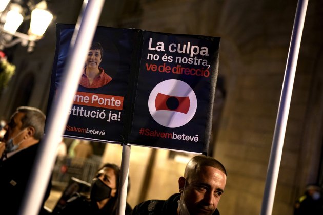 manifestación contra despido trabajadores betevé - Joan Mateu Parra