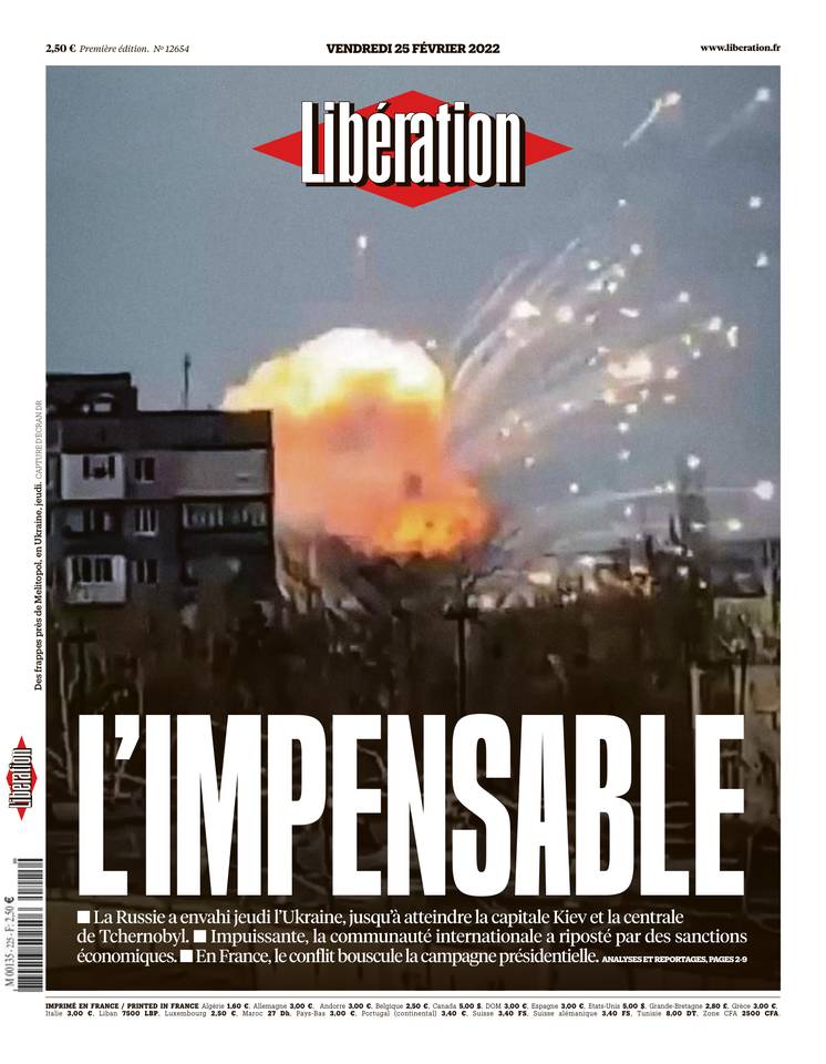 20220225 Guerra Ucraïna dia 1 Libé 20220225 Guerra Ucraïna dia 1 Libé