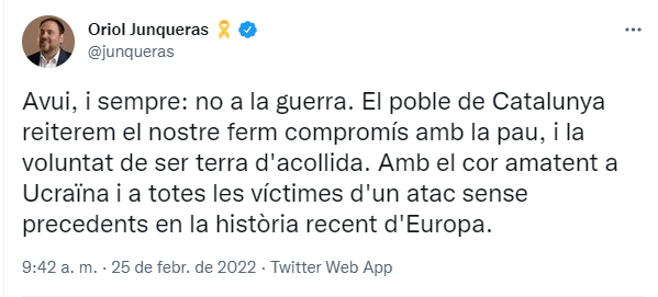 tuit oriol junqueras