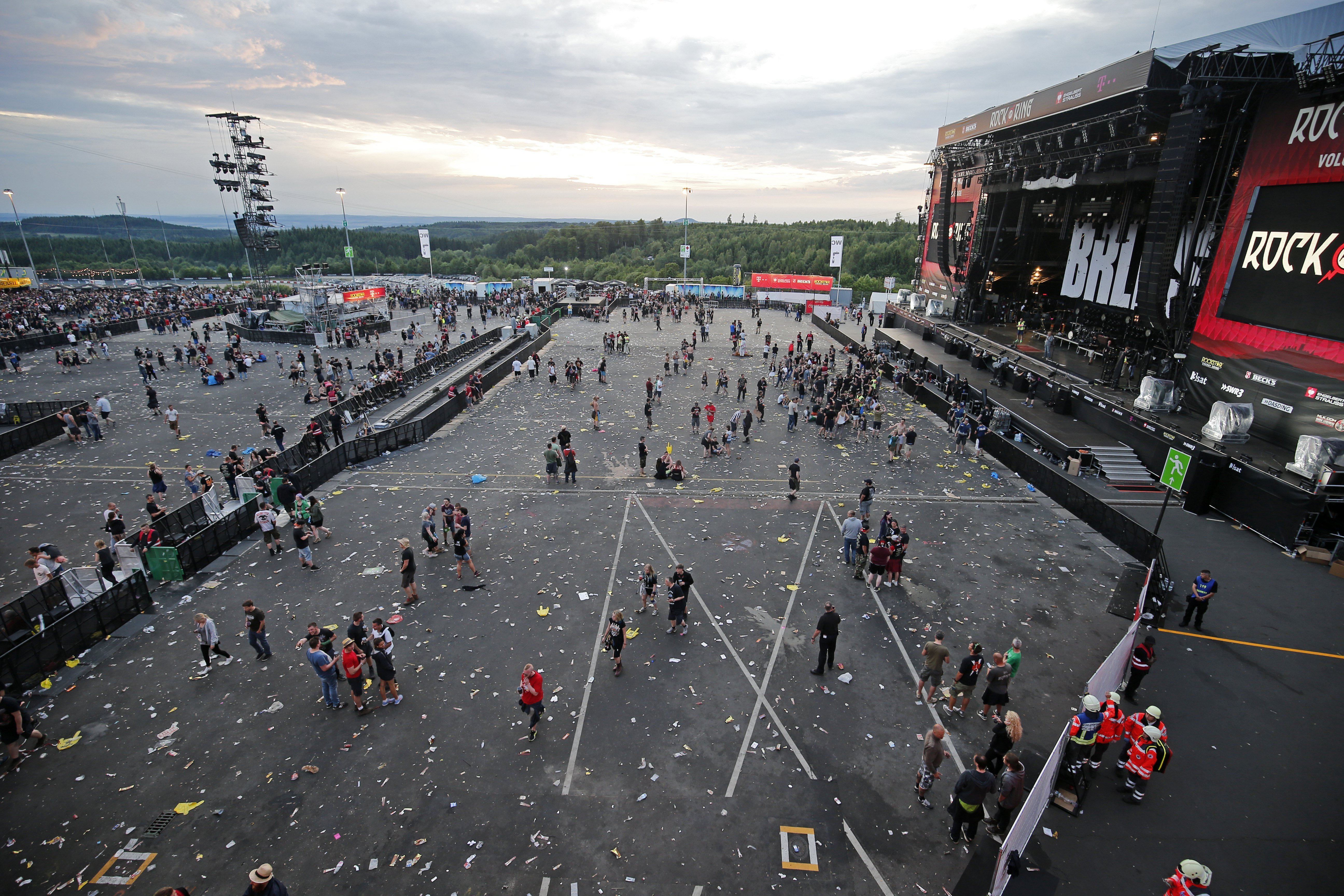 Es reprèn el festival de rock a Alemanya després de suspendre'l per alarma terrorista