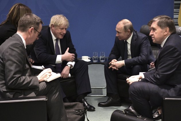 Boris johnson Vladimir Putin - Efe