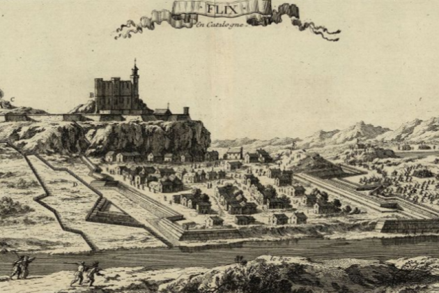 Gravat de Flix (1648). Font Cartoteca de Catalunya