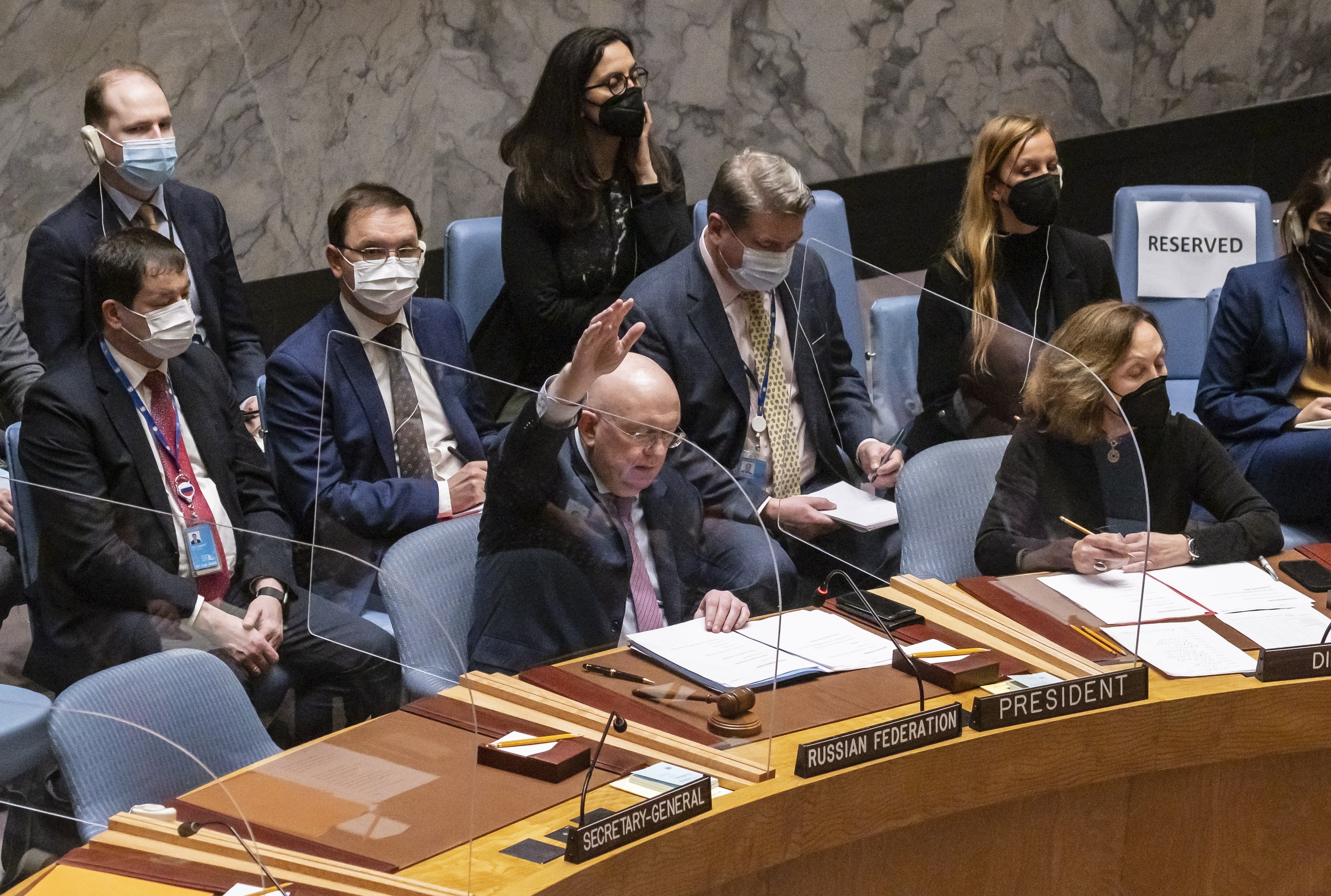 Rusia veta en la ONU una resolución contra su invasión a Ucrania, China se abstiene