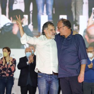 Xavier Antich i Jordi Cuixart, asamblea general de Òmnium Cultural - Sergi Alcàzar
