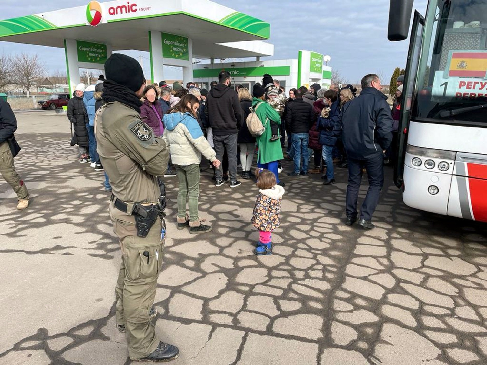 españoles evacuados de Ucrania en Polonia ACN
