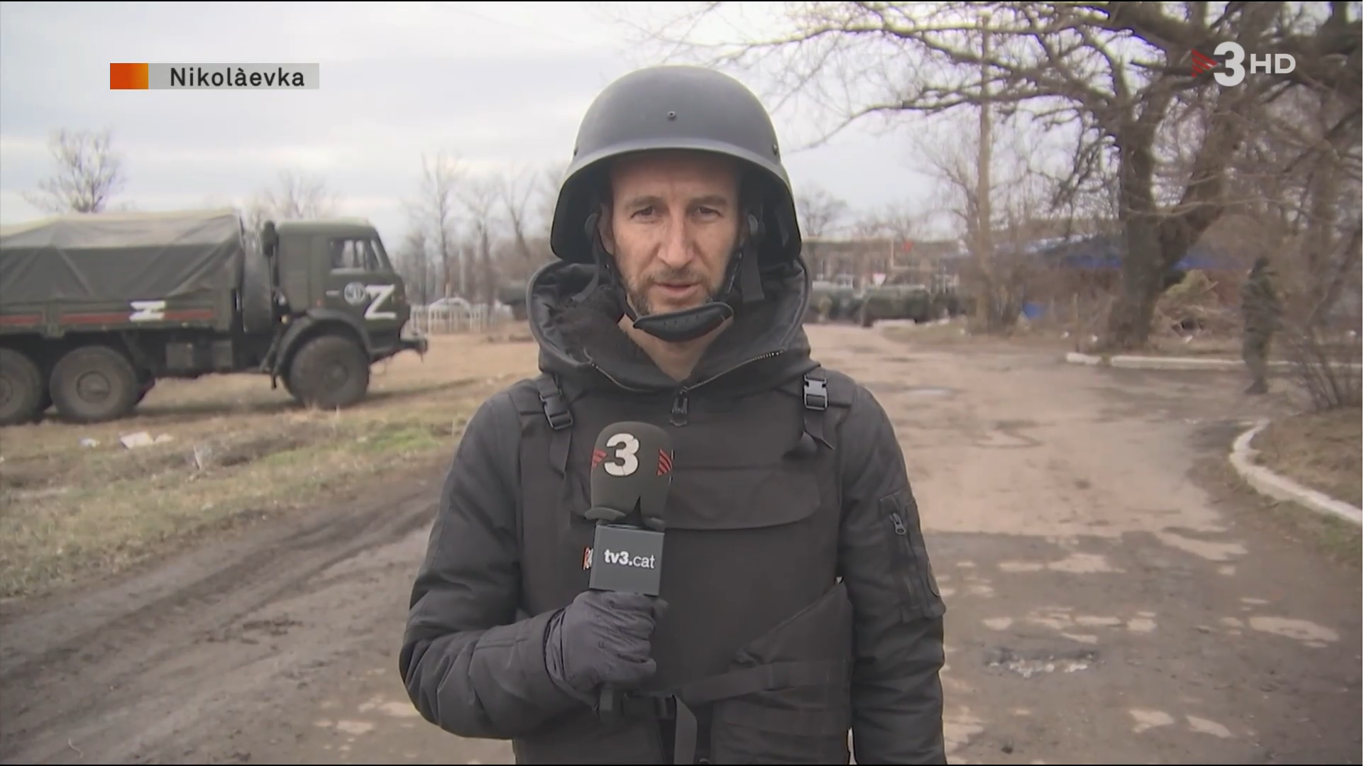 Guerra Rusia-Ucrania| Un reportero de TV3, sorprendido en medio de un fuerte tiroteo
