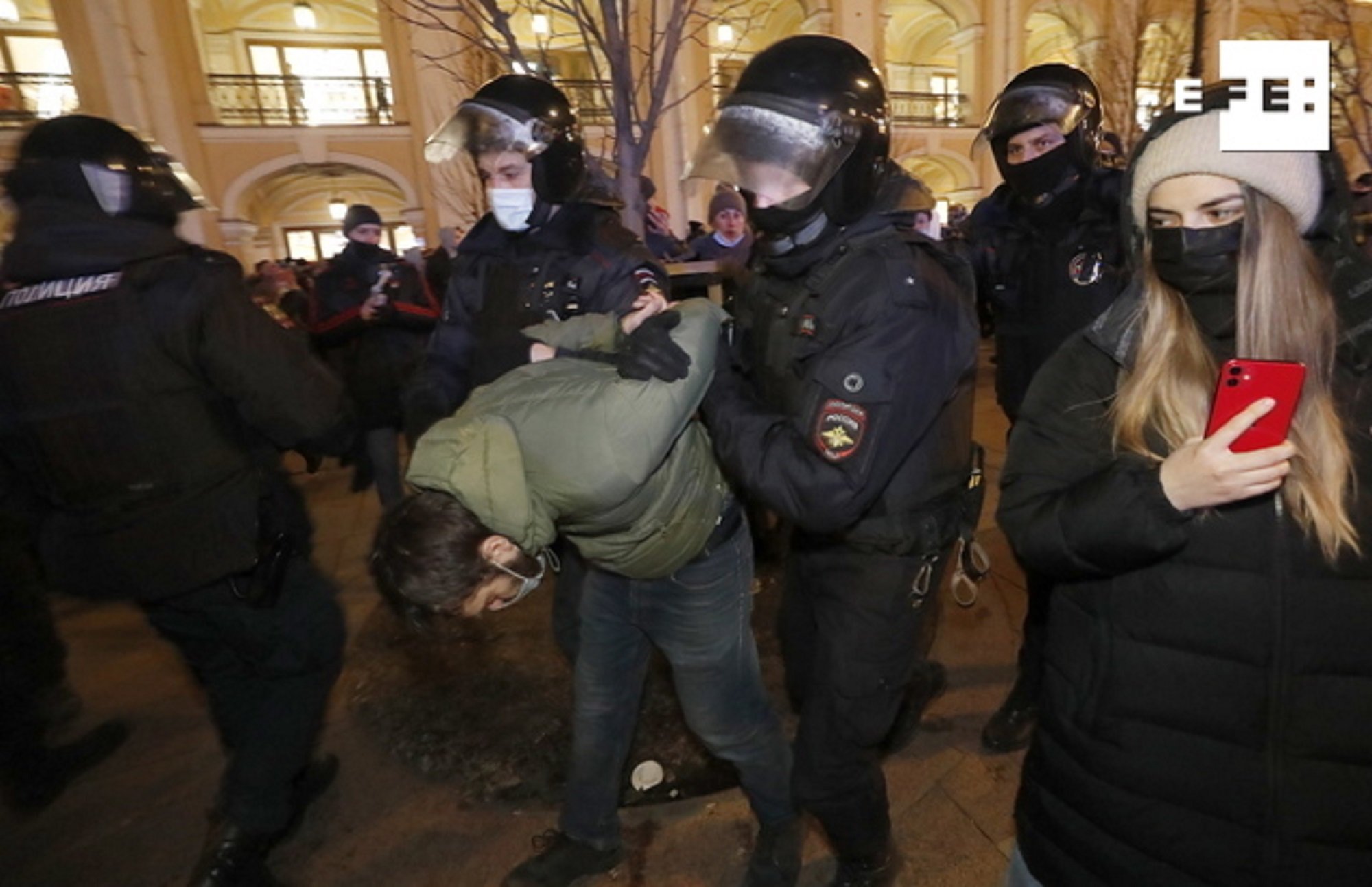6.000 detenidos en Rusia por manifestarse en contra de la guerra en Ucrania