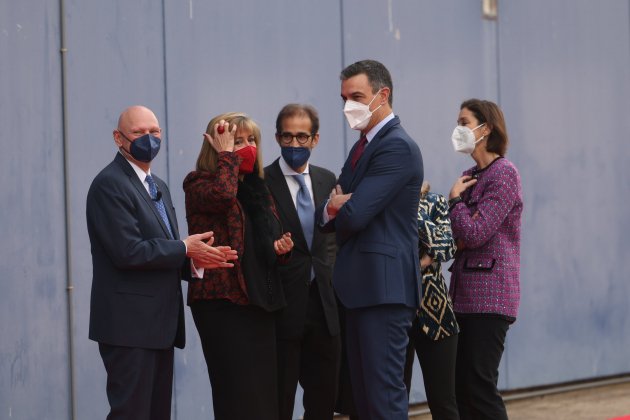 El presidente del Gibierno, Pro Sánchez, llega al MWC / Sergi Alcàzar