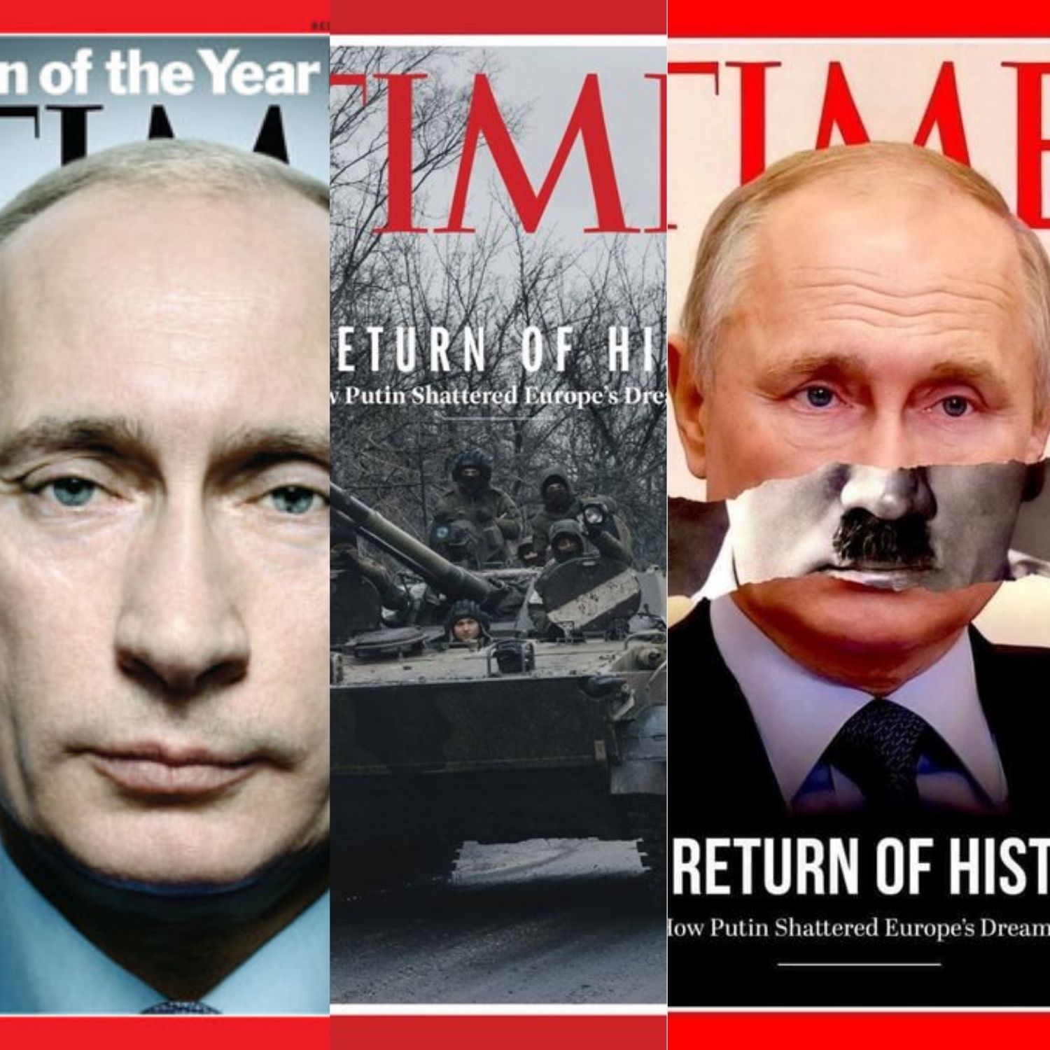 Putin según 'Time': De persona del año a destrozar los sueños de Europa
