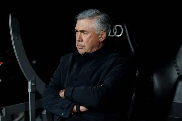 Ancelotti enfadado EFE